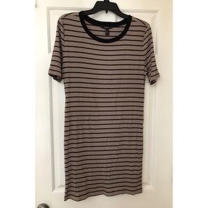 Taupe and Black Forever21 Dress